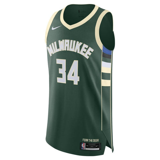 Nike Giannis Antetokounmpo Bucks Icon Edition 2020 NBA Authentic Jersey Green