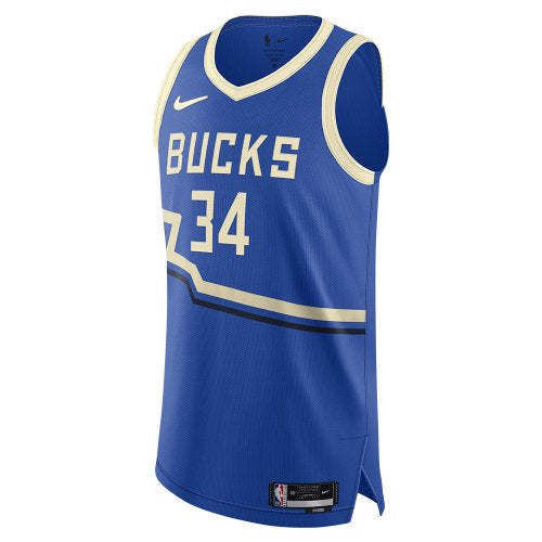 Nike NBA Giannis Antetokounmpo Dri-Fit Authentic Jersey City Edition “Milwaukee Bucks”