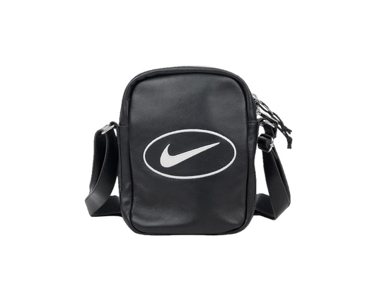 Nike x Supreme Leather Shoulder Bag “Black”