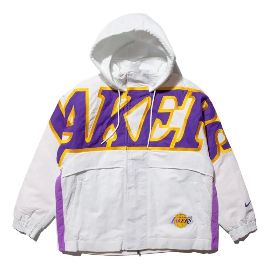 Nike x AMBUSH NBA Jacket “Los Angeles Lakers White”