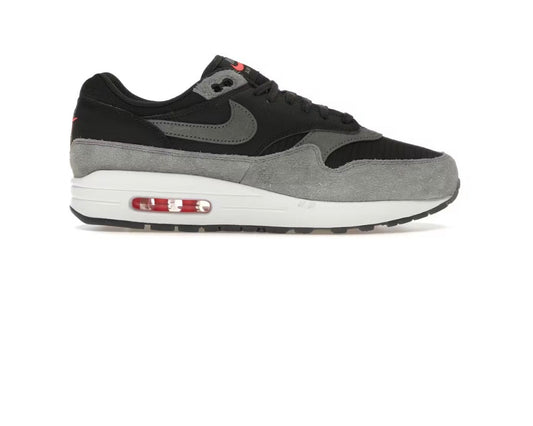 Nike Air Max 1 Premium 'Dark Smoke Grey Flash Crimson'