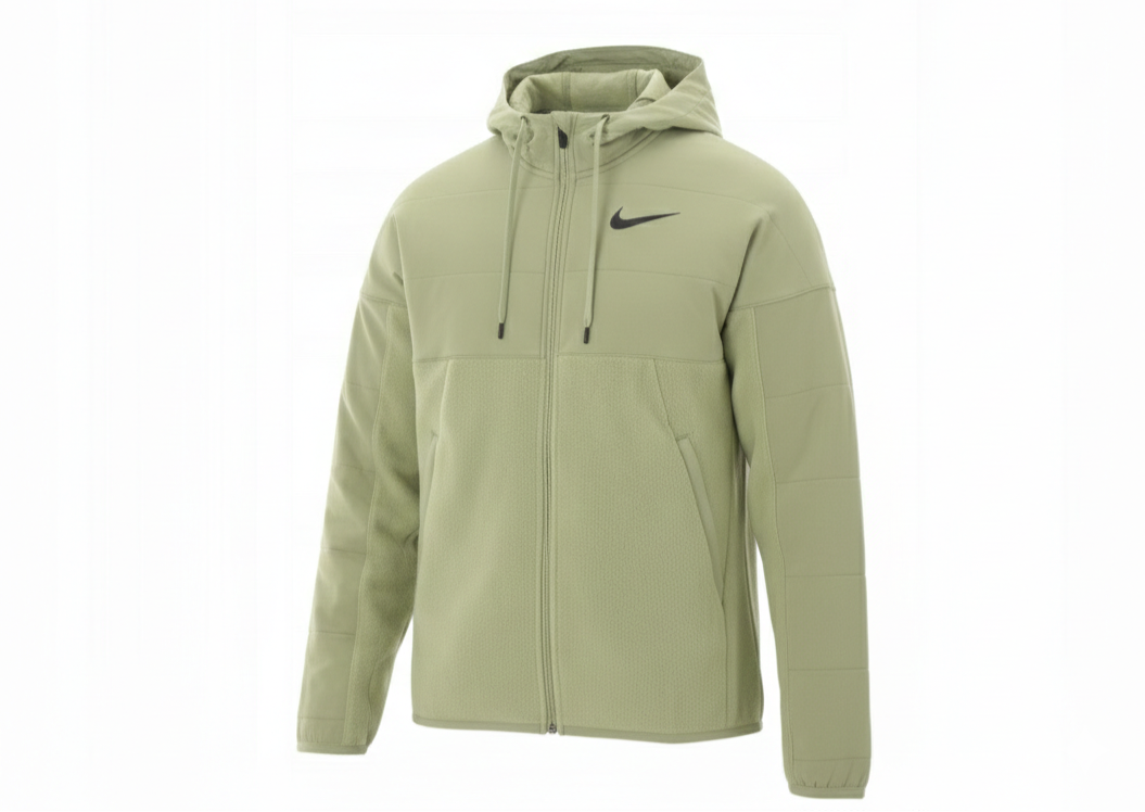 Nike THERMA-Fit Full Zip Training Hoodie “Green”