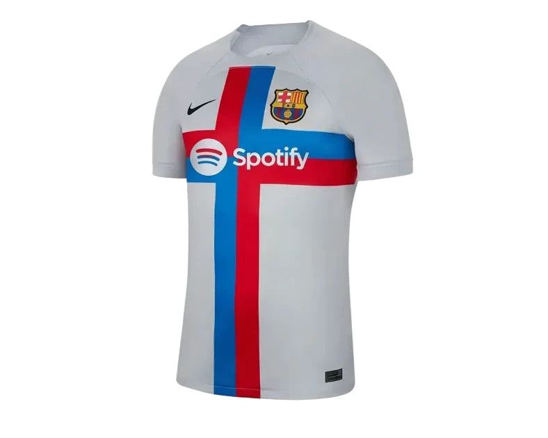 Nike x FC Barcelona Third Jersey 22/23 “Grey Cross”