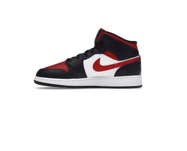 Air Jordan 1 Mid 'Black Fire Red' (GS)