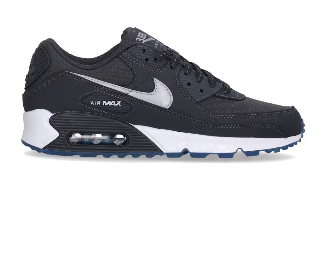 Nike Air Max 90 'Reflective Swoosh - Anthracite Industrial Blue'