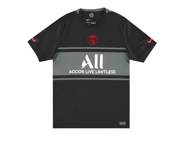 Nike x Paris Saint-Germain Fan Edition Football Jersey 21-22 “Black”