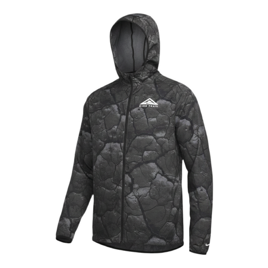 Nike Trail Windbreaker Full Zip Jacket “Black Rock”