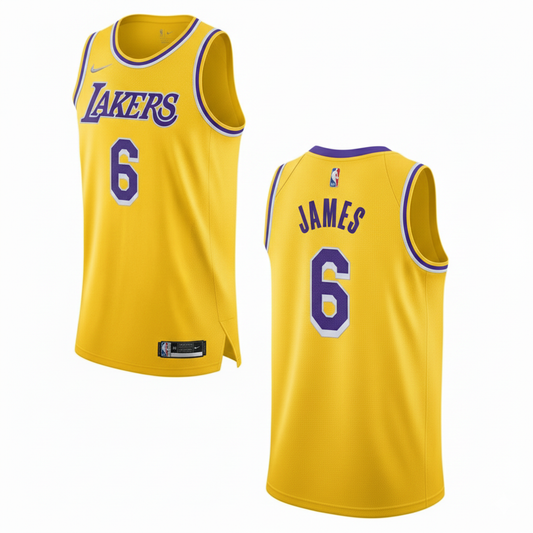 Nike Nba LA Lakers Lebron James Icon Edition Swingman Jersey