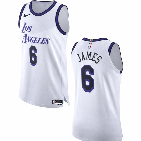 NikeDri-FIT ADV NBA Los Angeles Lakers Lebron James City Edition 2022/23 Autenthic Swingman Jersey
