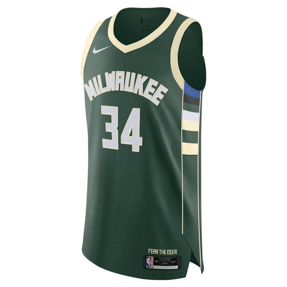 Nike Giannis Antetokounmpo Bucks Icon Edition 2020 NBA Authentic Jersey Green