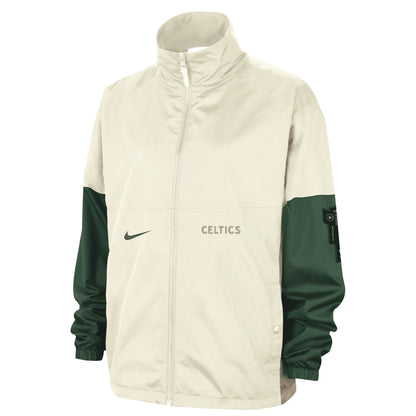 Nike NBA Courtside Jacket “Boston Celtics White”
