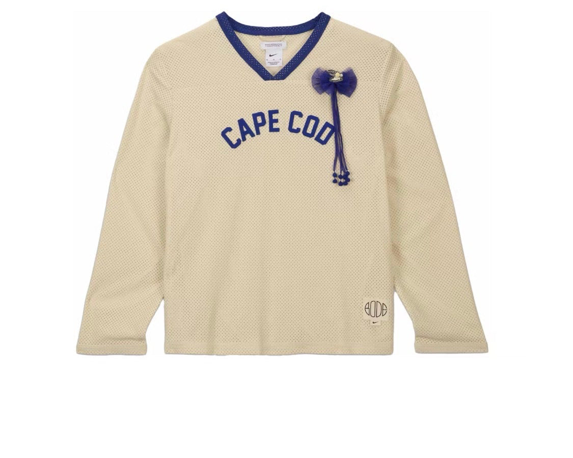 Nike x Bode Cape Cod Mesh Jersey “Ecru Deep Royal”