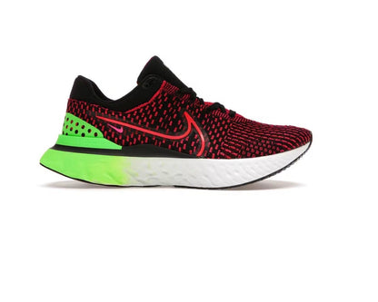 Nike React Infinity Run Flyknit 3 'Siren Red Green Strike'