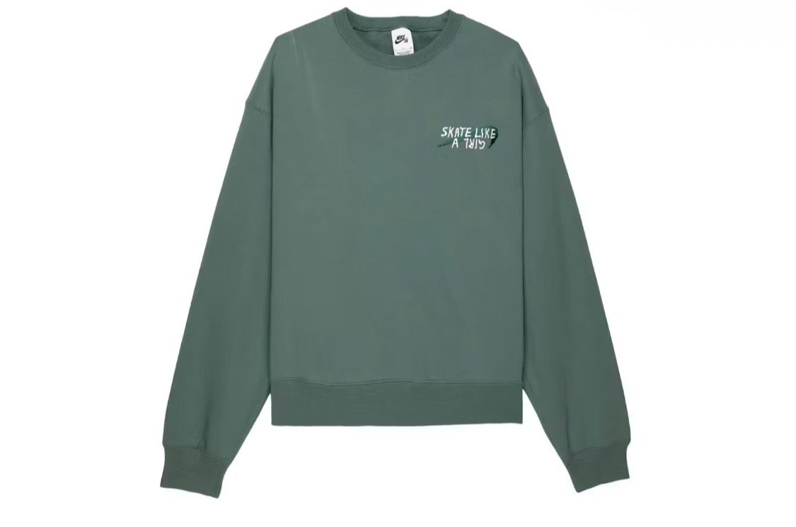 Nike SB x Skate Like A Girl Crewneck “Teal”