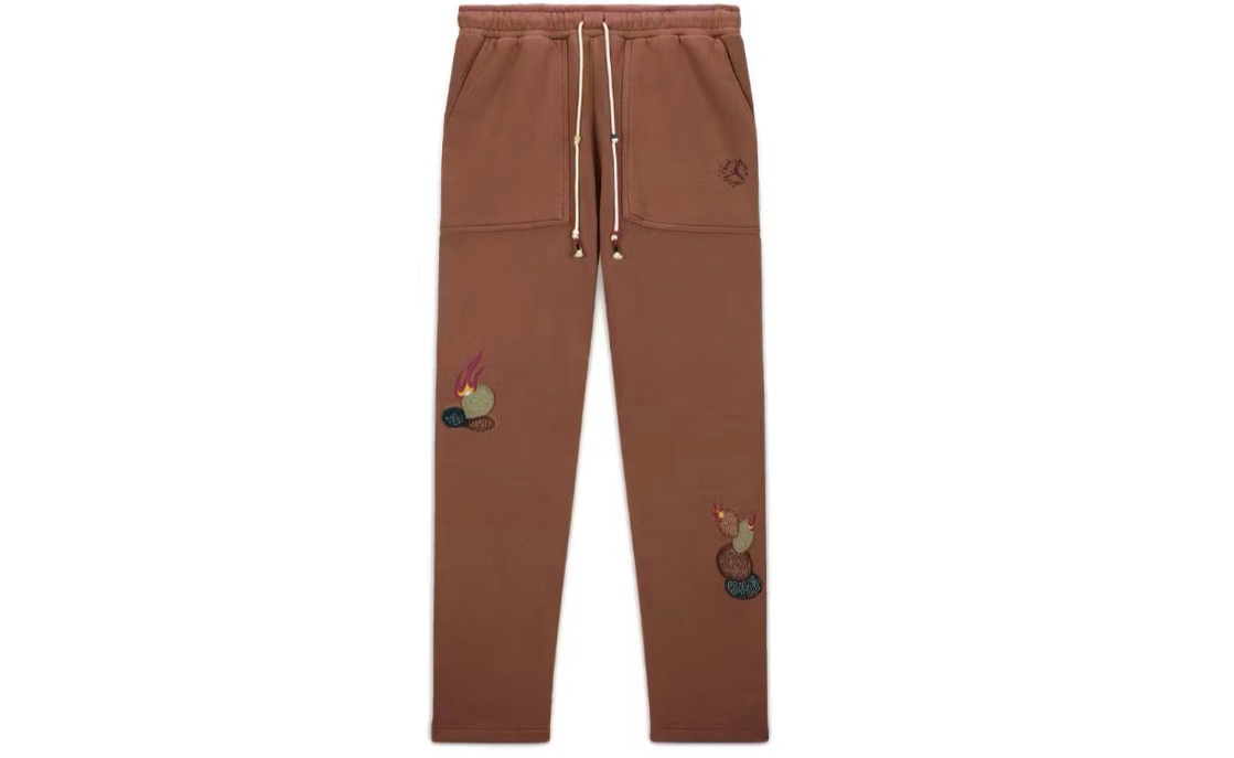 Jordan x Travis Scott Fleece Pant “Archeo Brown”