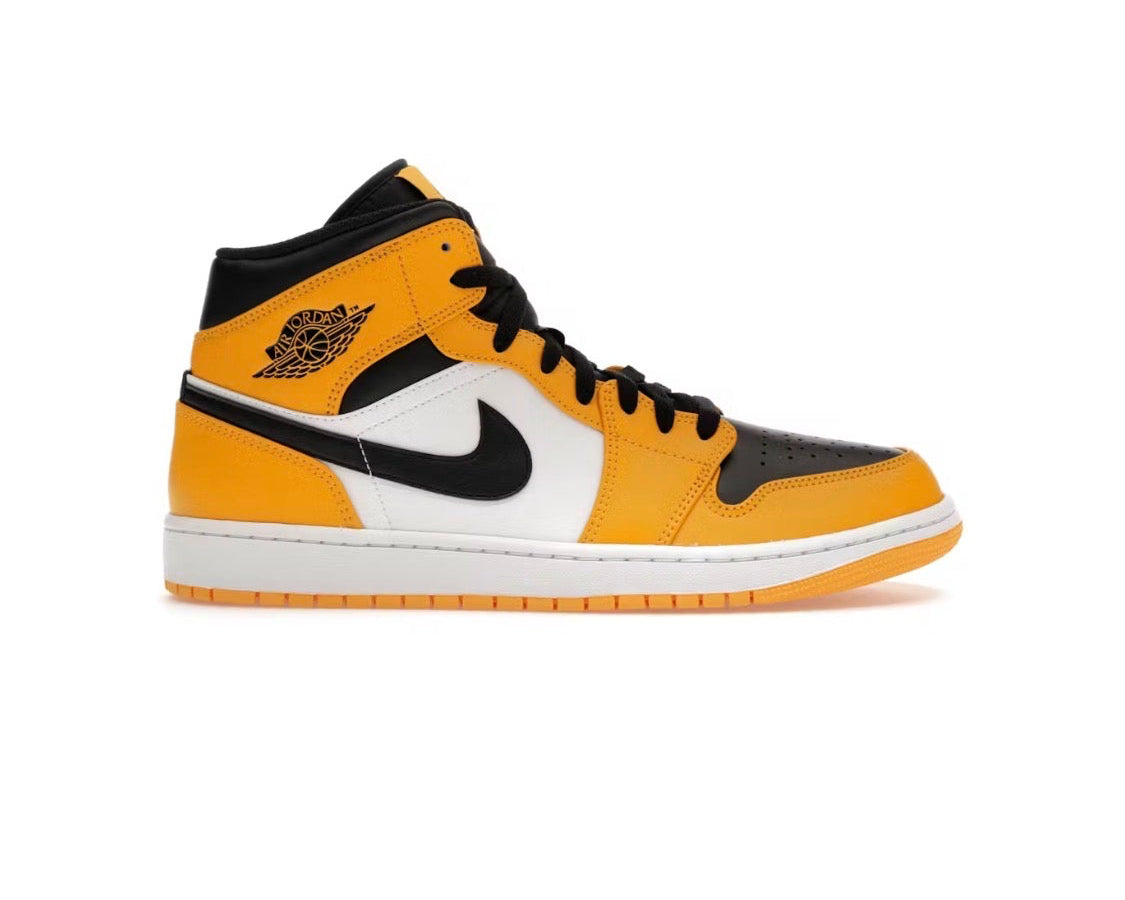 Air Jordan 1 Mid 'Reverse Yellow Toe'