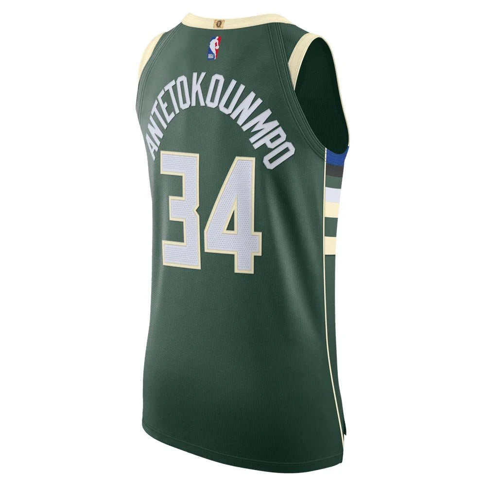 Nike Giannis Antetokounmpo Bucks Icon Edition 2020 NBA Authentic Jersey Green