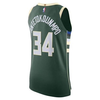 Nike Giannis Antetokounmpo Bucks Icon Edition 2020 NBA Authentic Jersey Green