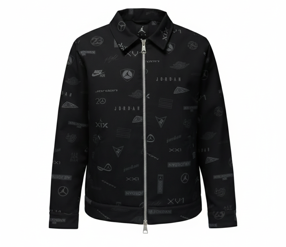 Jordan Flight Heritage Printed Jacket “Black”