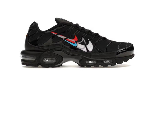 Nike Air Max Plus 'Multi Swoosh - Black Bright Crimson'
