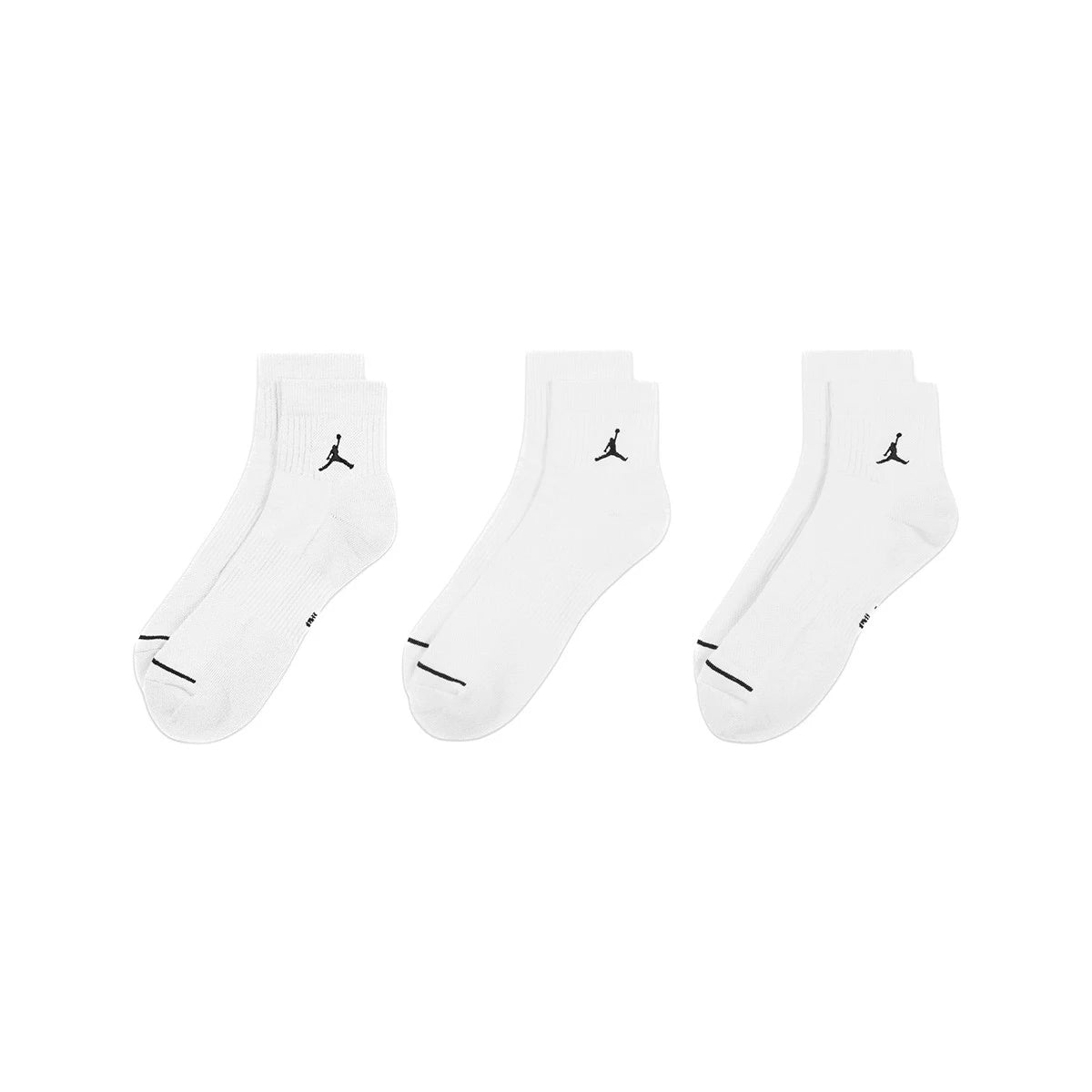 Jordan Everyday Ankle Socks 3-Pack “White”