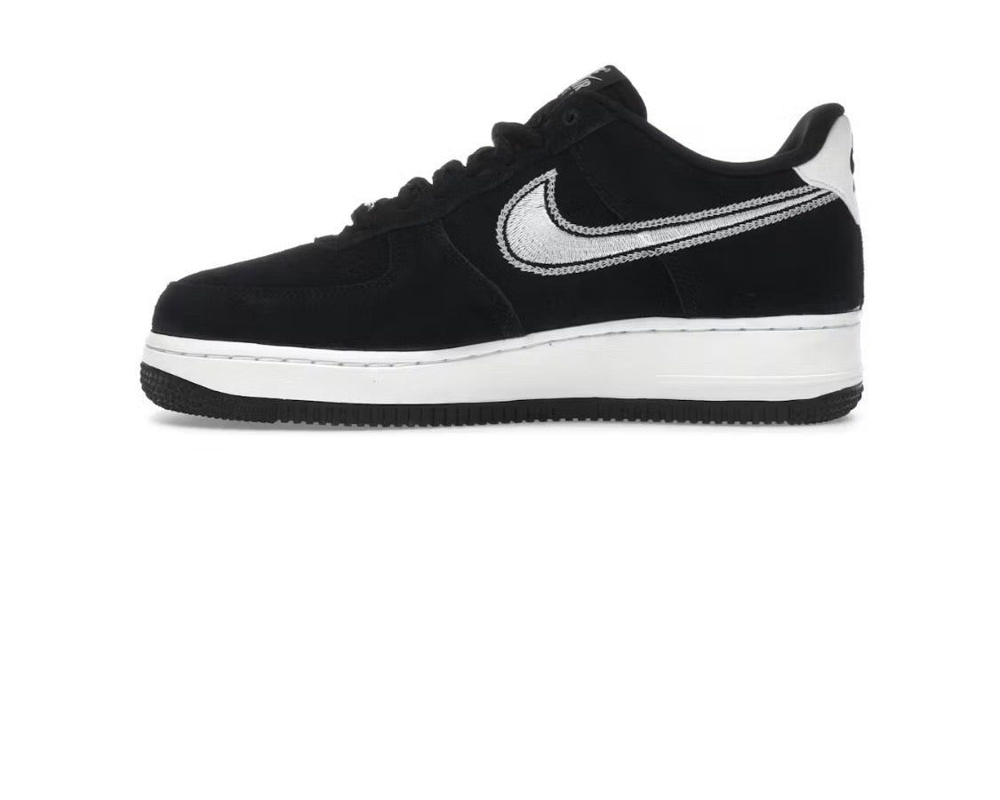 Nike Air Force 1 '07 LV8 'Embroidered Swoosh - Black Sail