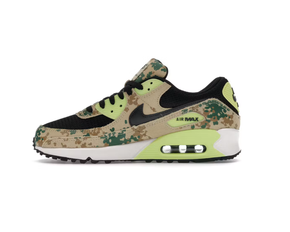 Nike Air Max 90 Premium 'Camo Pack - Gold Light Lemon Twist'