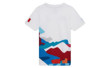 Nike x Parra France Federation T-Shirt “White Blue” Kid