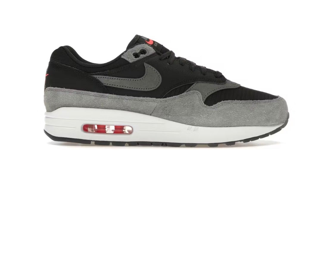 Nike Air Max 1 Premium 'Dark Smoke Grey Flash Crimson'