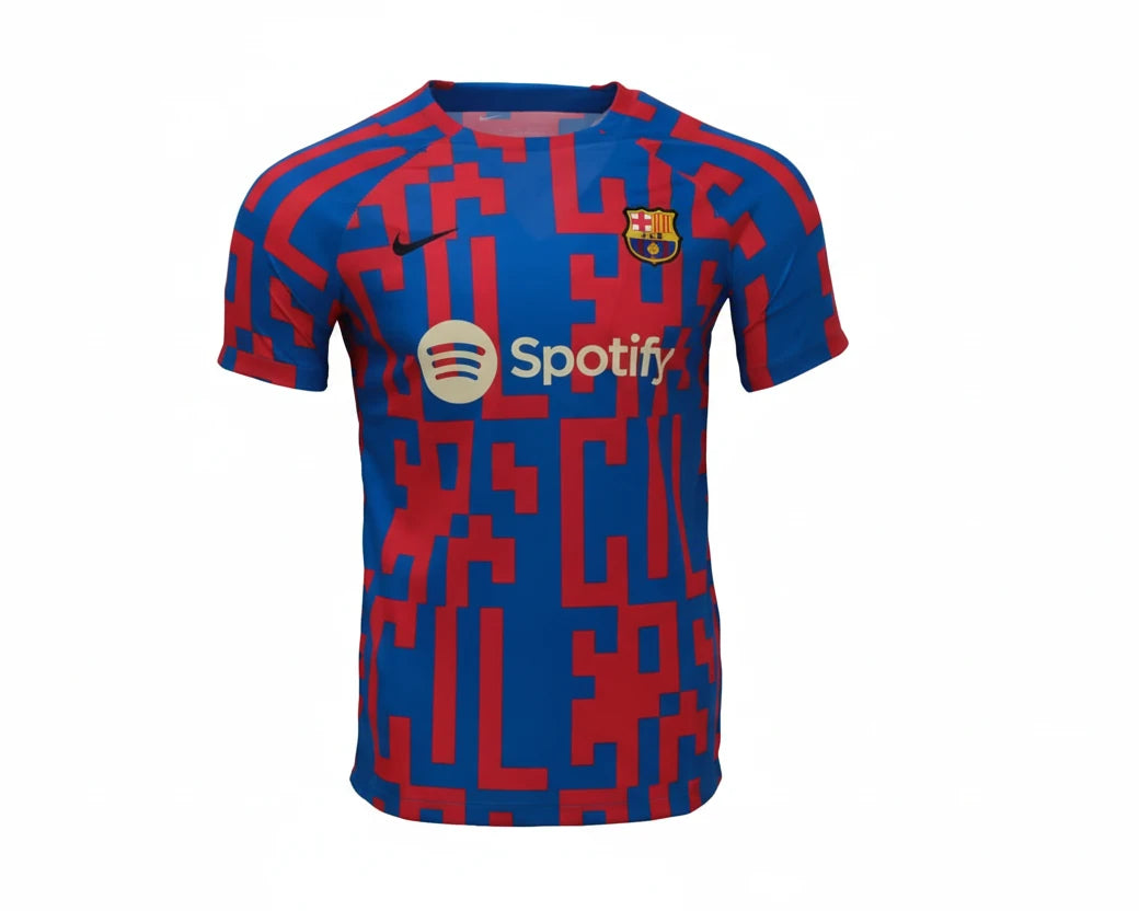 Nike x FC Barcelona Pre Match Training Jersey “Pixel”