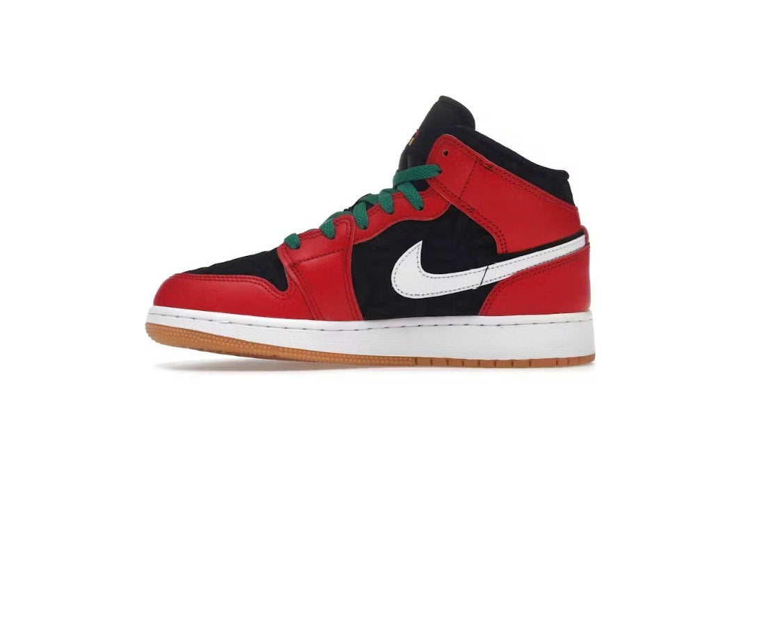 Air Jordan 1 Mid SE 'Christmas' (GS)