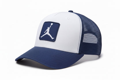Jordan Rise Structured Adjustable Cap “White Navy”