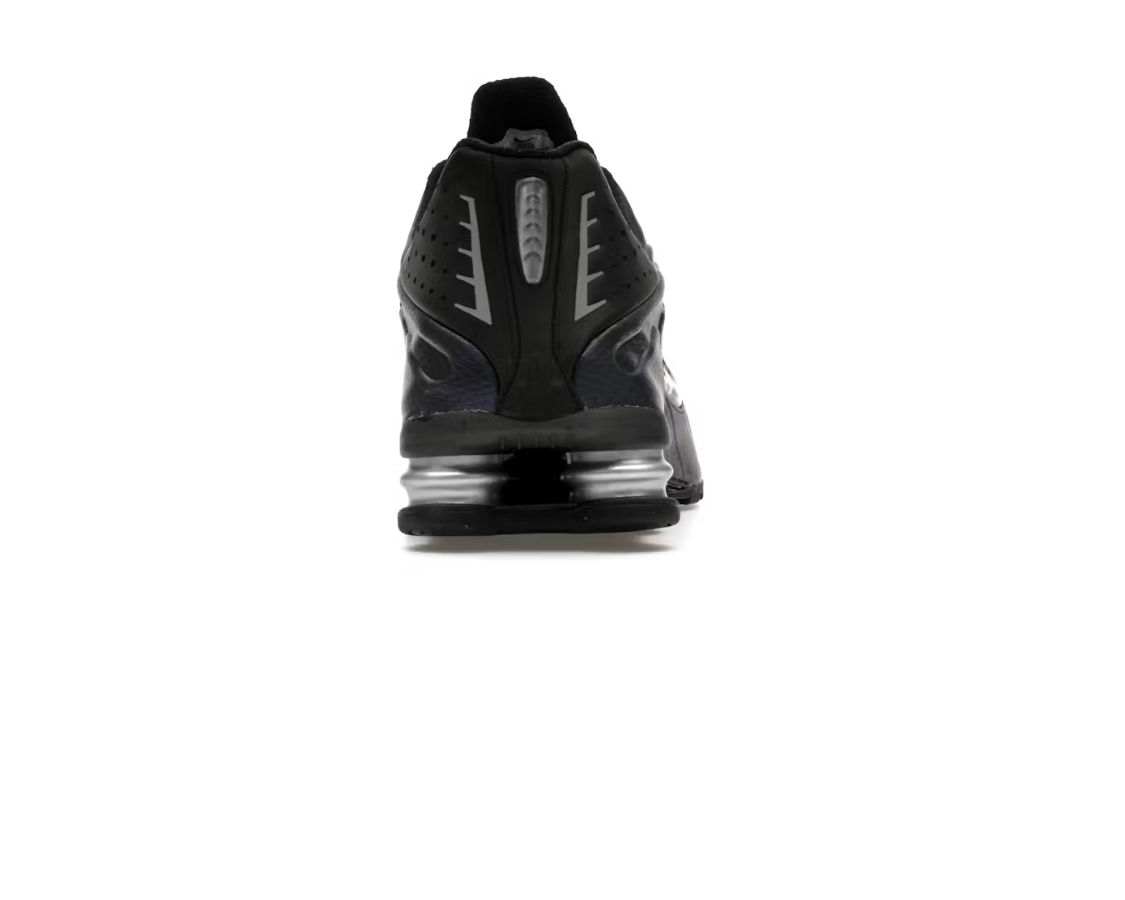 Nike Shox R4 'Black Metallic Silver Purple Dynasty'