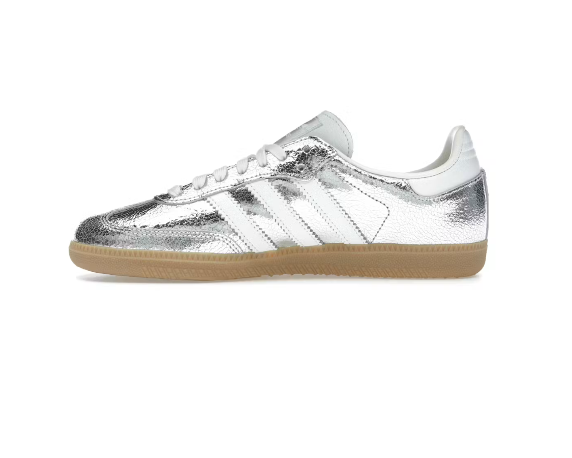 Adidas Samba OG 'Cracked Metallic Pack - Silver' (W)
