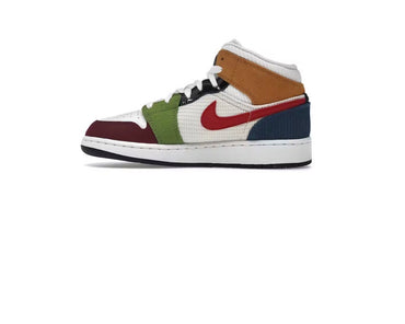 Air Jordan 1 Mid SE 'Messy Room' (GS)