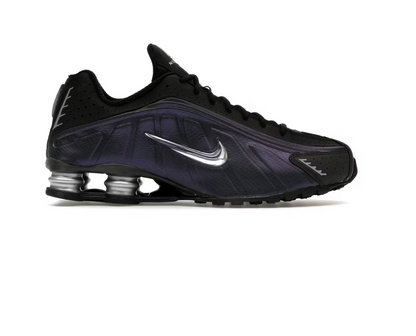 Nike Shox R4 'Black Metallic Silver Purple Dynasty'