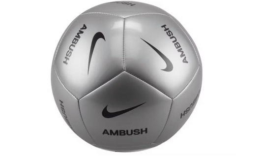 Nike x Ambush Soccer Ball “Metallic Silver”