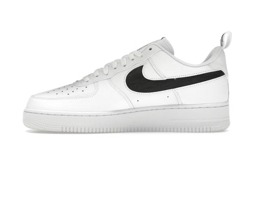 Nike Air Force 1 '07 LV8 'Reflective Swoosh - White Black'