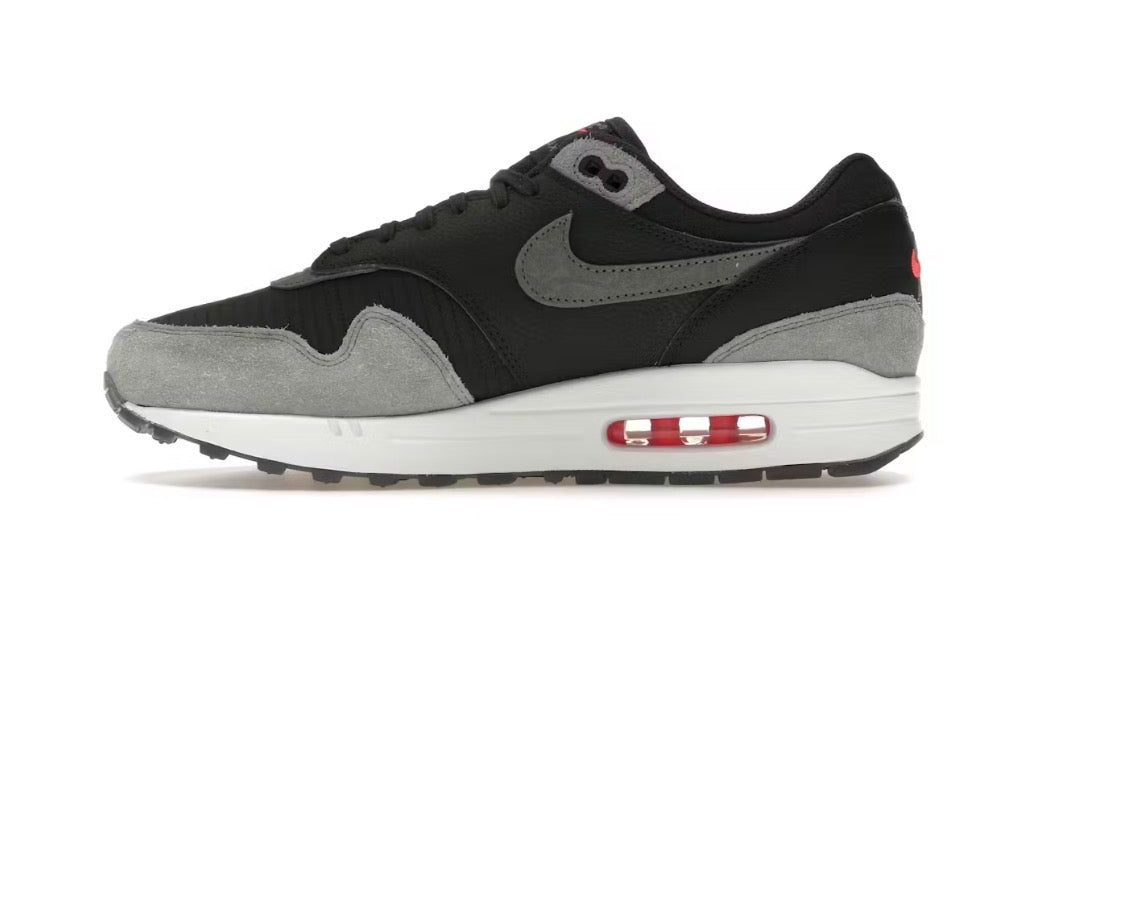 Nike Air Max 1 Premium 'Dark Smoke Grey Flash Crimson'