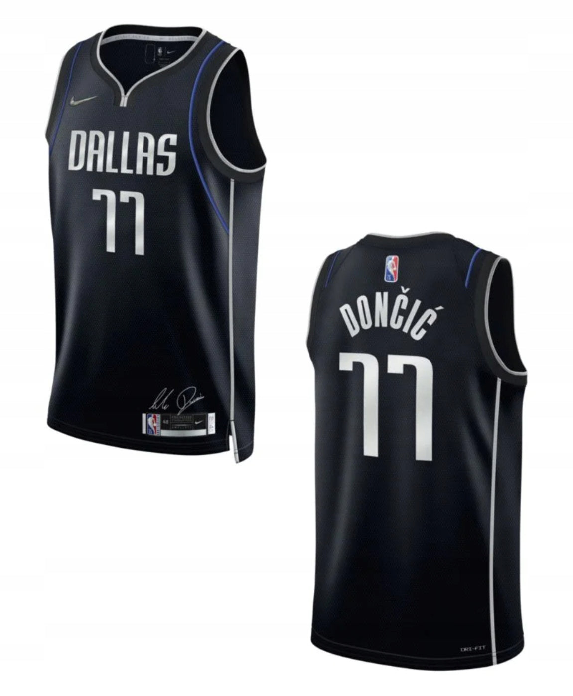 Nike NBA Dallas Mavericks Icon Edition Jerseys 'Luka Doncic 77'