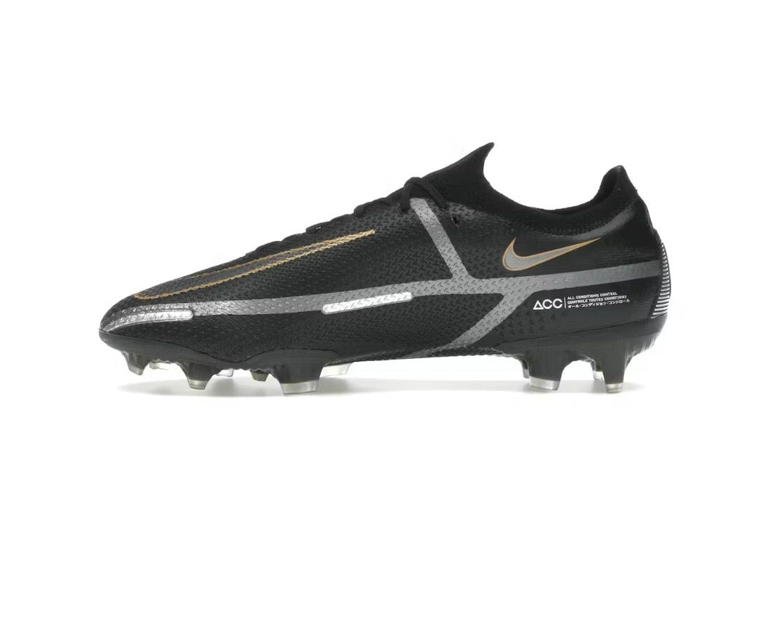 Nike Phantom GT2 Elite FG 'Black Metallic Gold'