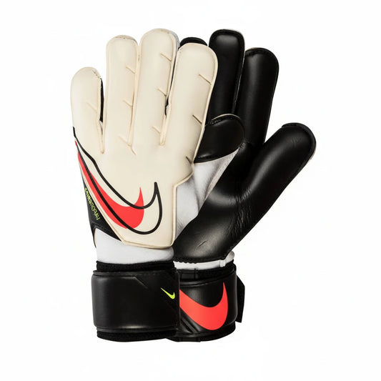 Nike GK Grip3 Soccer Goalkeeper Gloves “White Red”