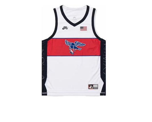 Nike SB x Team USA Swingman Jersey “Futura White”
