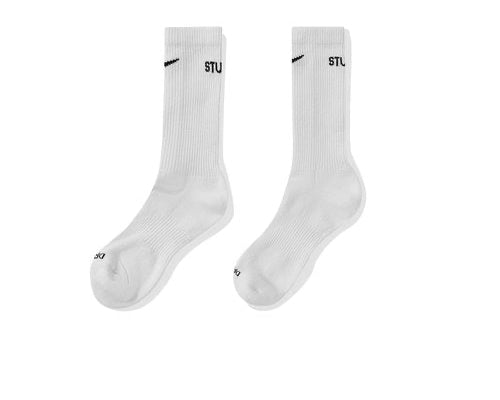 Nike x Stüssy Everyday Crew Socks 3-Pack “White”