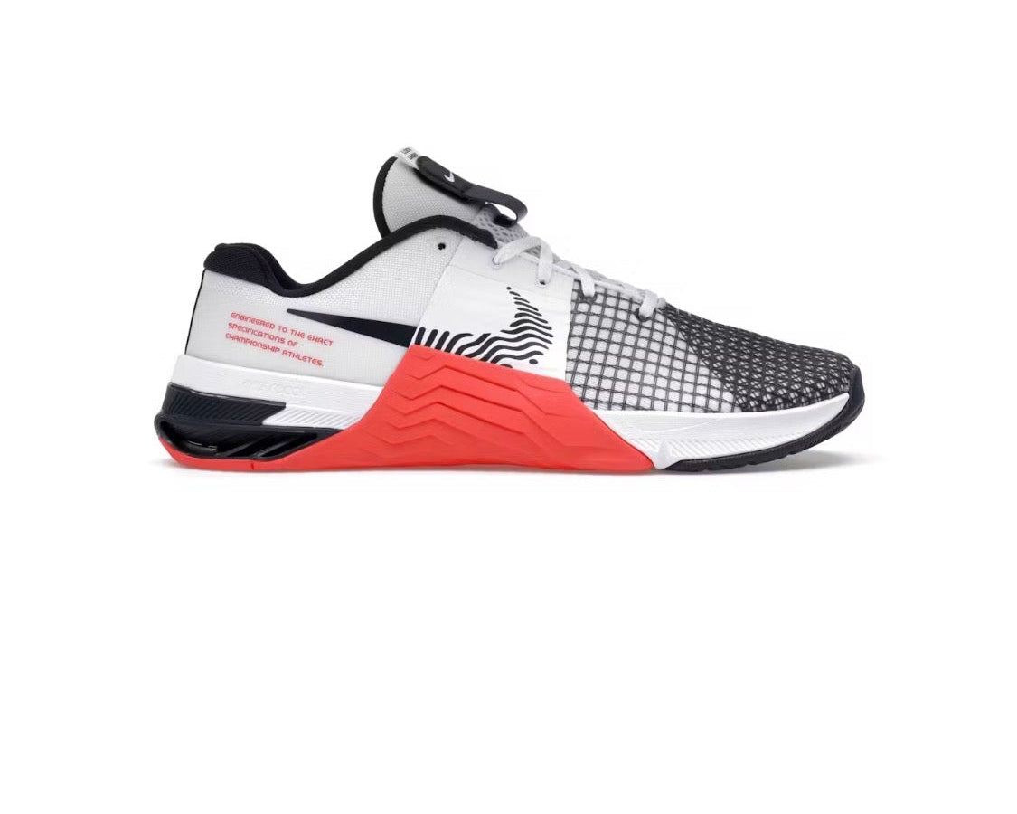 Nike Metcon 8 'White Crimson Obsidian'