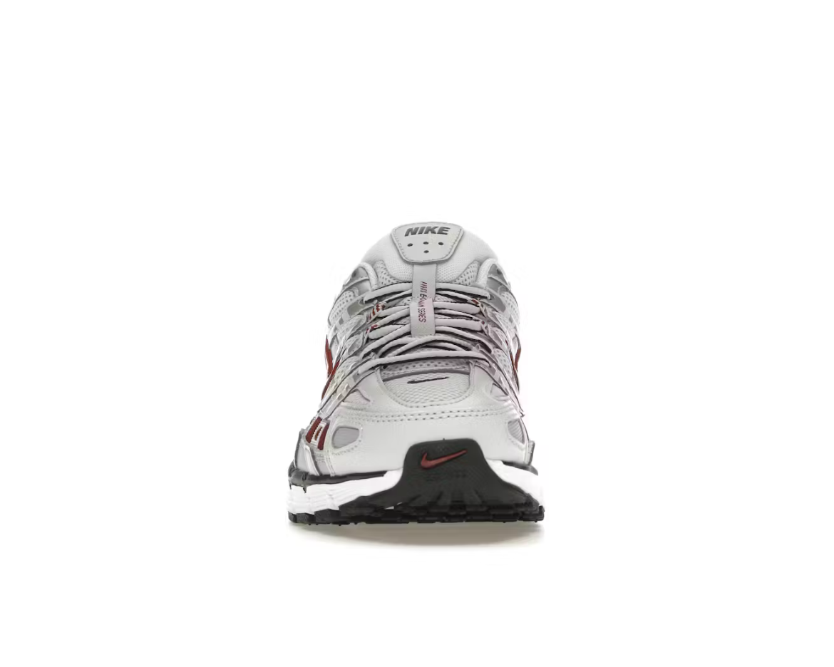 Nike P-6000 'Pure Platinum Team Red'