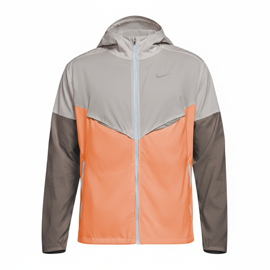 Nike Tech Windrunner Running Full Zip Jacket “Grey Orange”