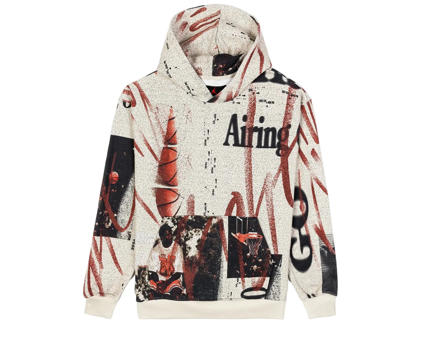 Jordan Heritage Knit Hoodie “Beige Black”