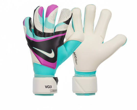 Nike GK Vapor Grip 3 ACC Soccer Gloves “Violet Tourquoise”