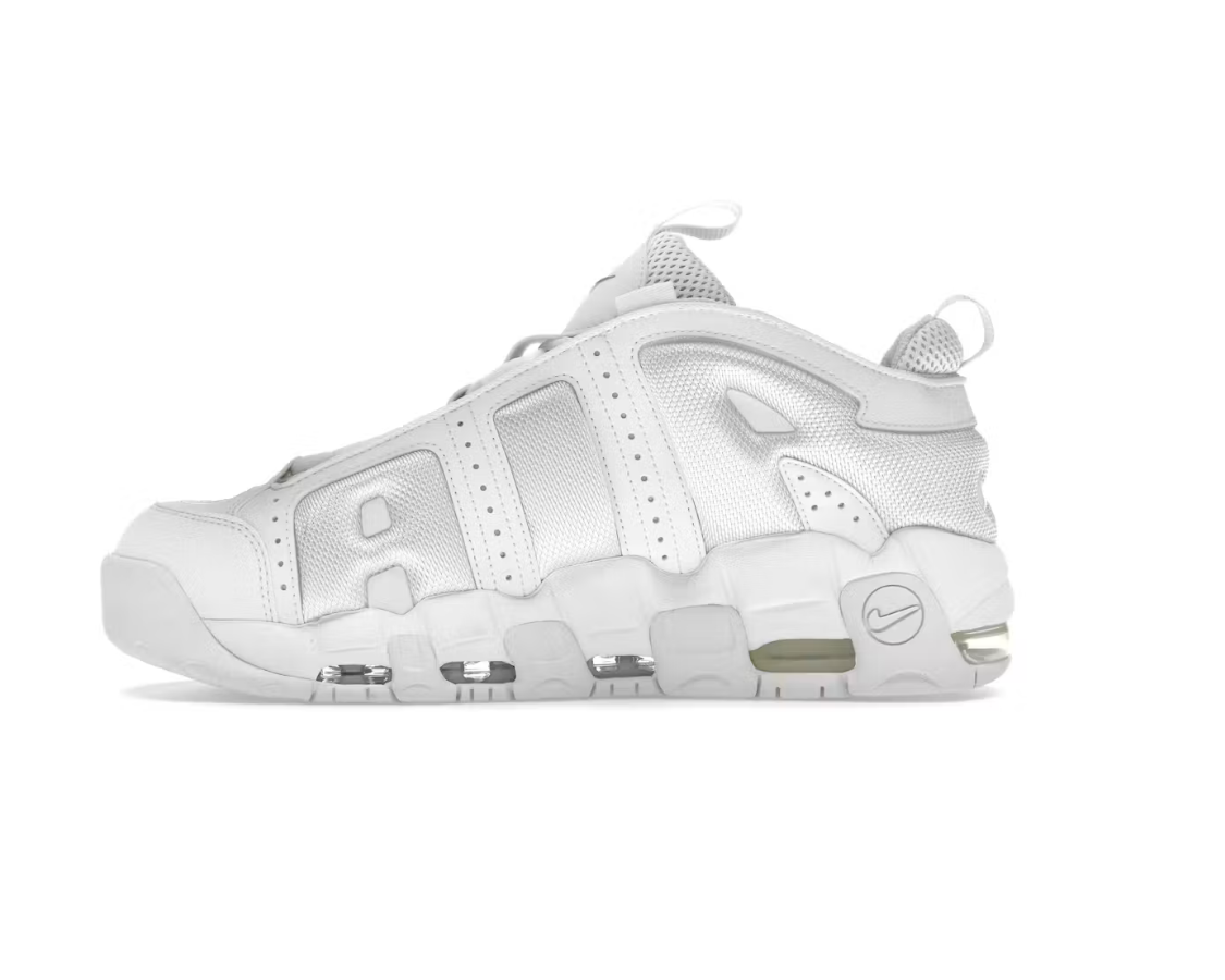 Nike Air More Uptempo Low 'Triple White'